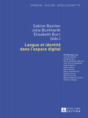 cover image of Langue et identité dans l'espace digital